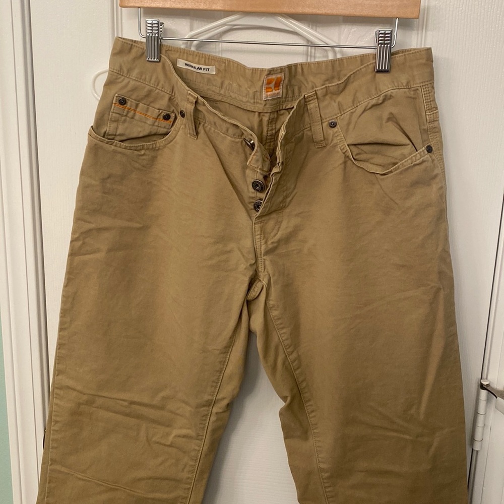 Boss Orange men’s khaki pants.